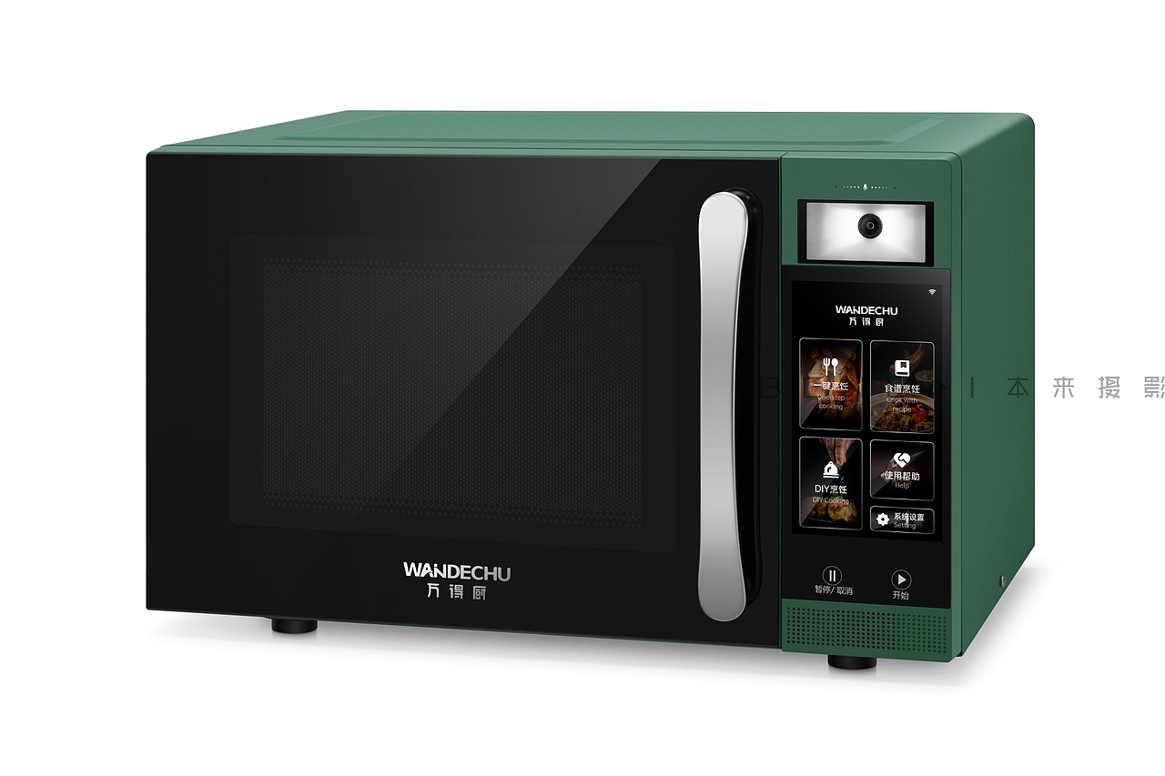 万得厨产品白底摄影 微波炉设备摄影