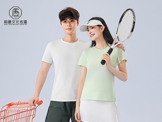 T恤拍摄 情侣装 休闲服 运动装 冰丝T恤