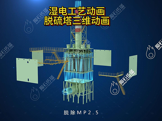 湿电工艺动画高能预警！污染物全过程超丝滑