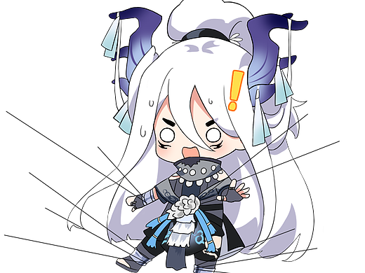 给某游戏宣传画的Q版插画