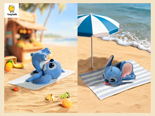 潮玩摄影|TOPTOY史迪奇元气瑜伽手办拍摄