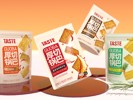 原创锅巴零食包装设计 | 厚切有料的真实感
