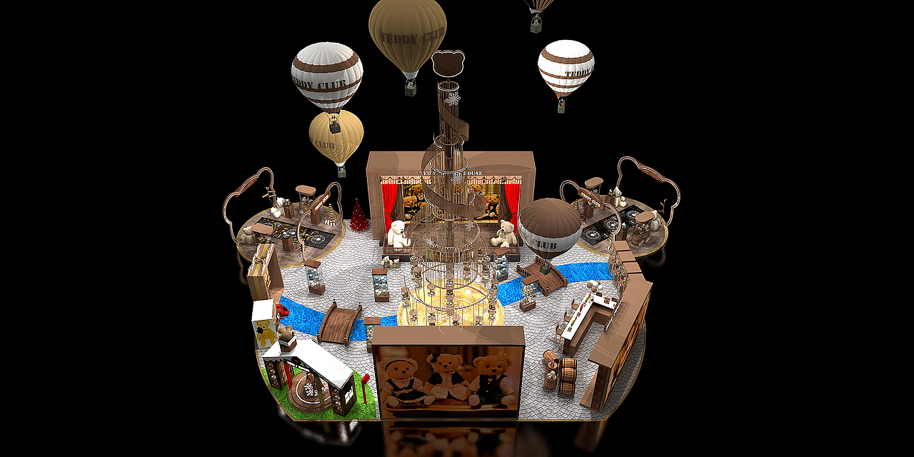 泰迪杭州城西银泰（图ZMzk4ODEwMjIw） - 商业空间设计 - 站酷设计师刘骜原创素材 - 站酷ZCOOL