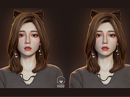 Maya-写实女性角色模型制作教程。maya建模基础教程