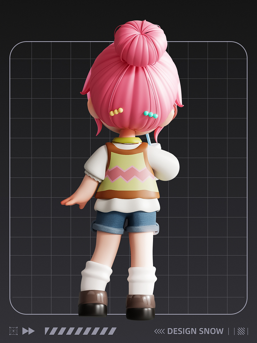 原创潮玩IP-新角色萌主驾到！！！（图ZMzk4ODI3MDY4） - 人物/生物 - 站酷设计师三维设计小雪原创素材 - 站酷ZCOOL