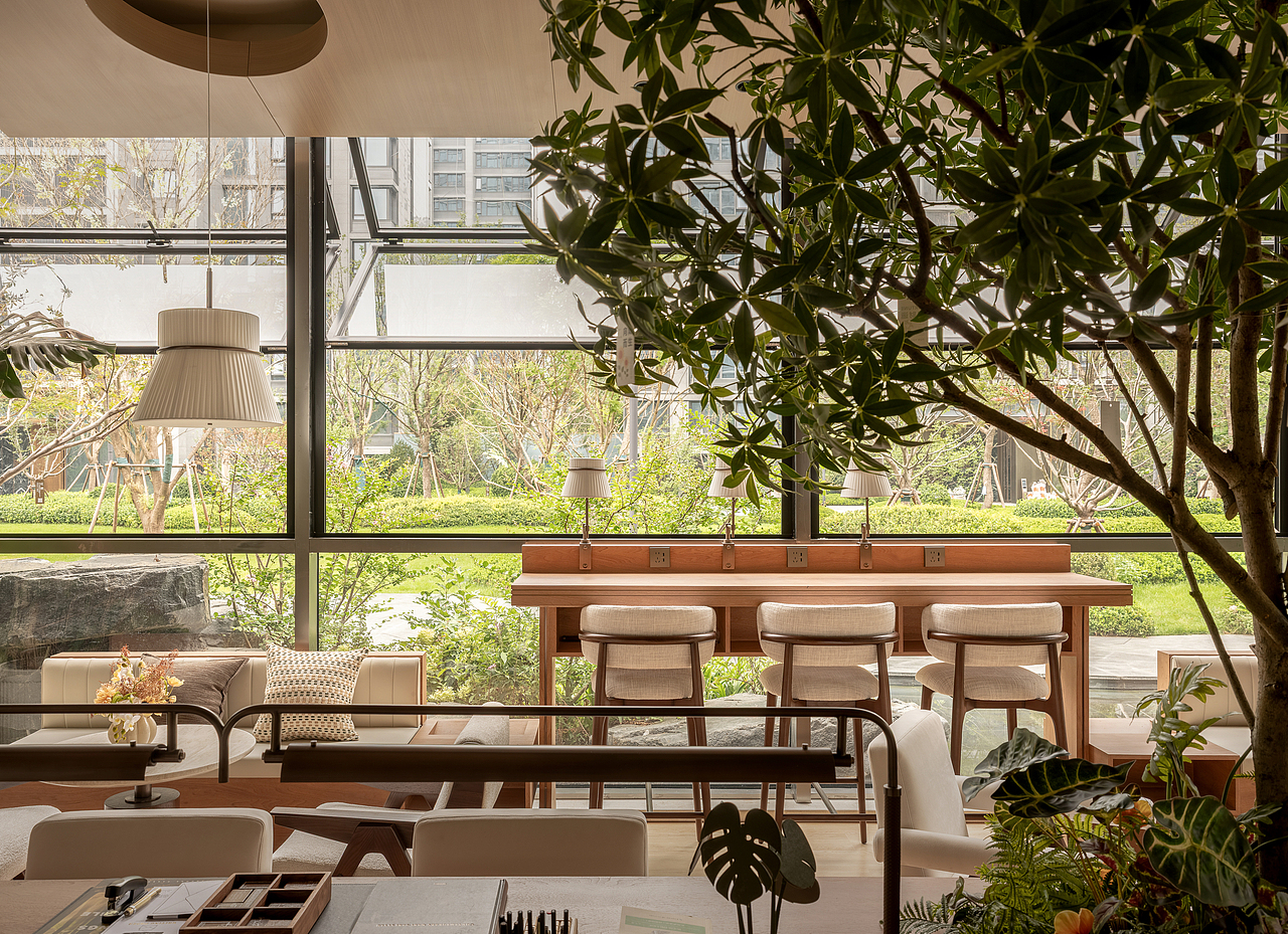 无隅制造 | 叶语书喃：绿光深处的相聚与独白（图ZMzk4ODI5NjMy） - 商业空间设计 - 站酷设计师TOPIA图派视觉原创素材 - 站酷ZCOOL