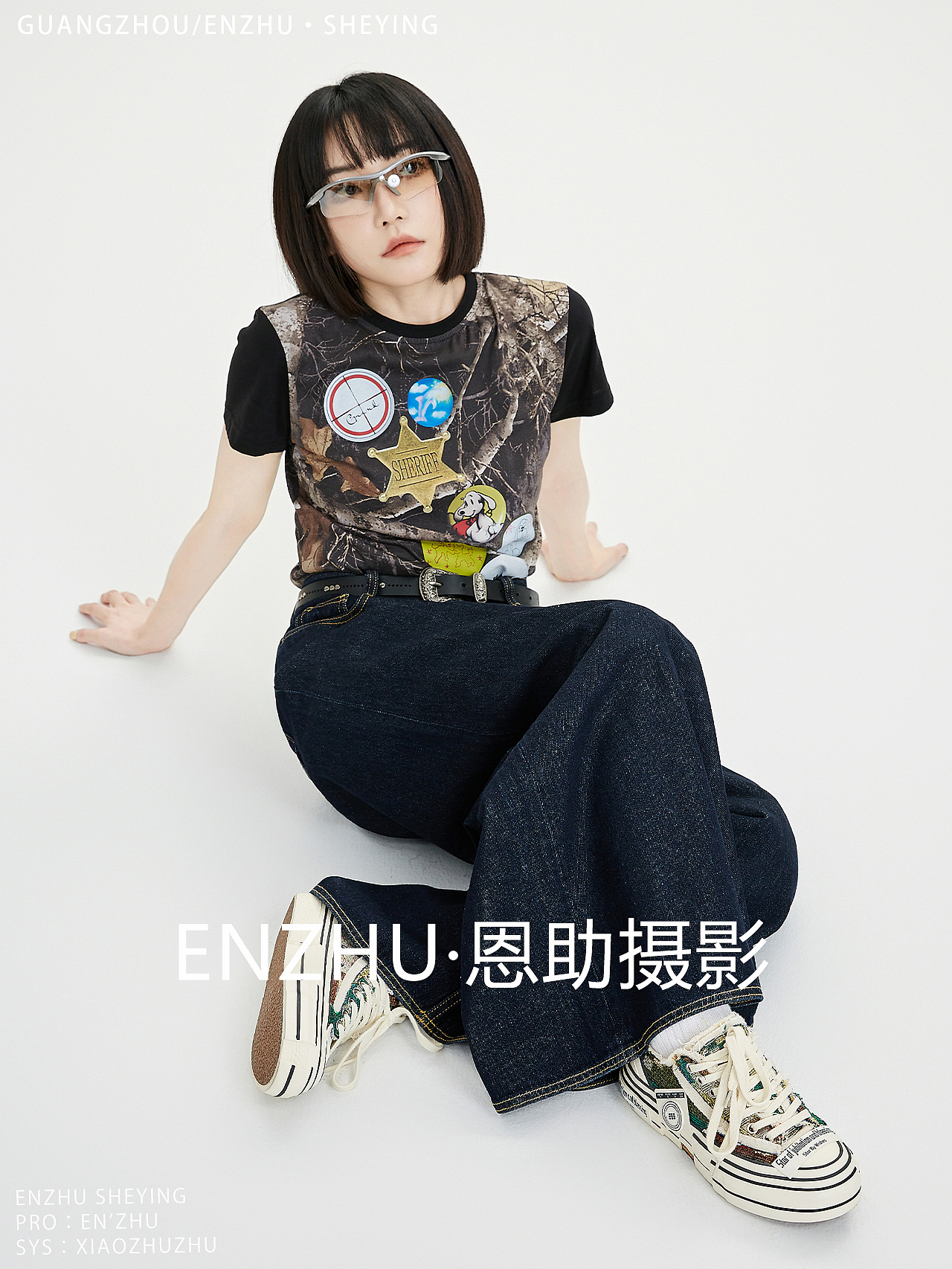 鞋子女装模特拍摄服装摄影棚拍lookbook白底图