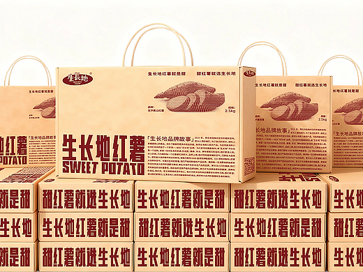 生长地红薯包装设计-94studio案例更新