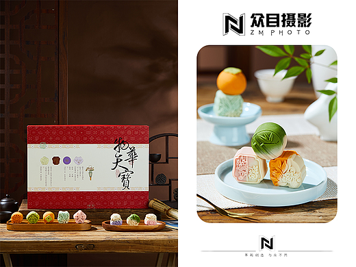 月饼礼盒 复古风| 美食摄影 x 众目视觉