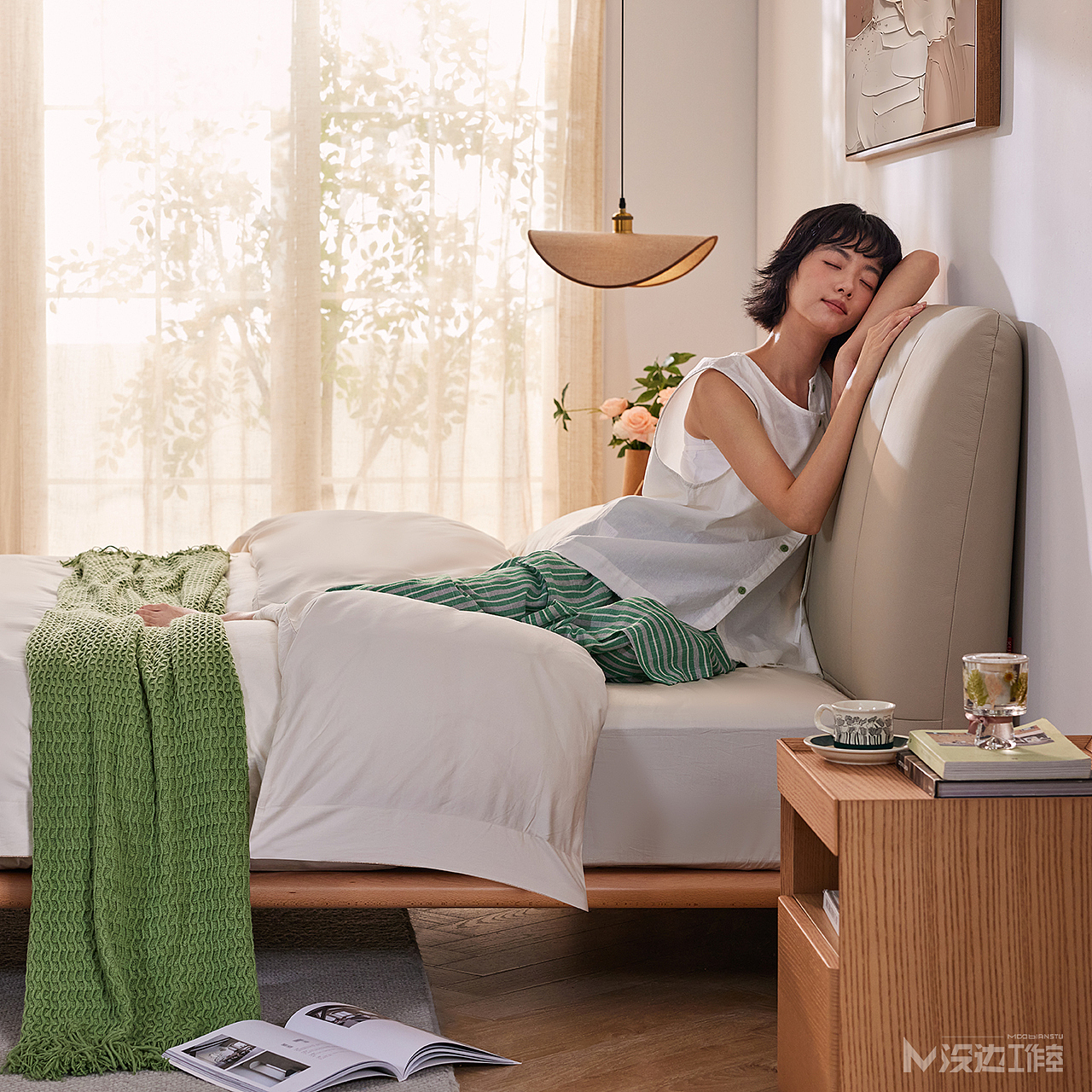 实木床摄影｜顾家家居「木风」（图ZMzk4ODQ0MDk2） - 产品摄影 - 站酷设计师没边摄影原创素材 - 站酷ZCOOL