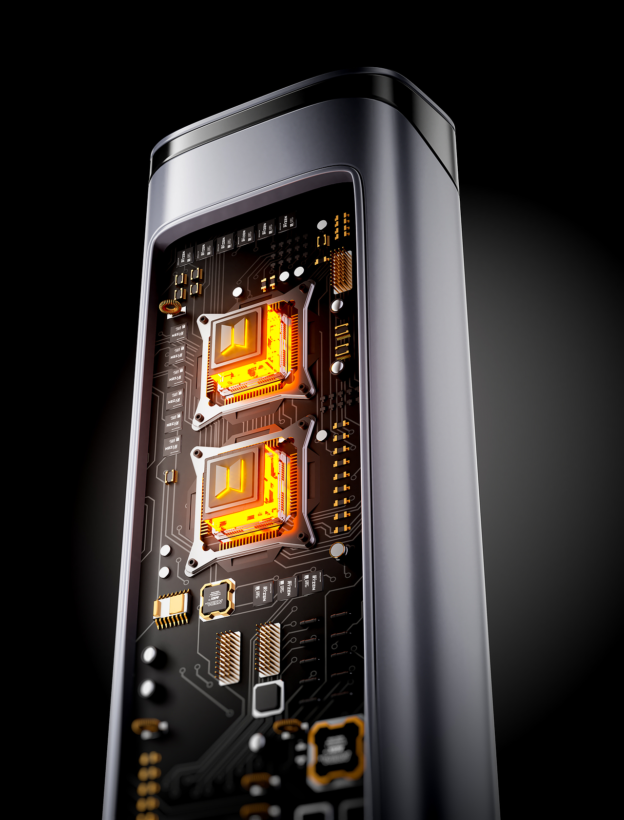 芯片、电机、结构渲染（图ZMzk4ODQ1NDEy） - 产品 - 站酷设计师jack0763原创素材 - 站酷ZCOOL