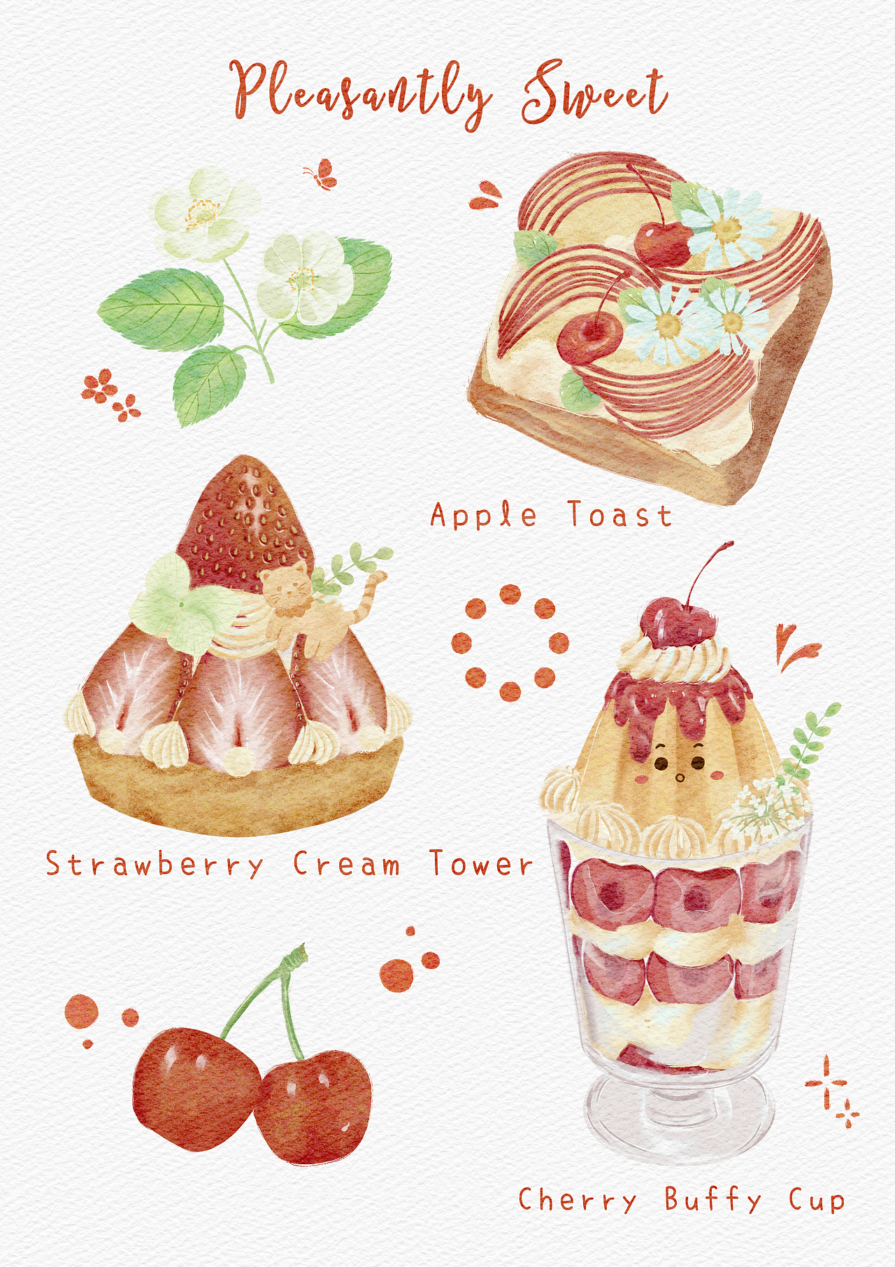 甜品合集2｜花卉篇