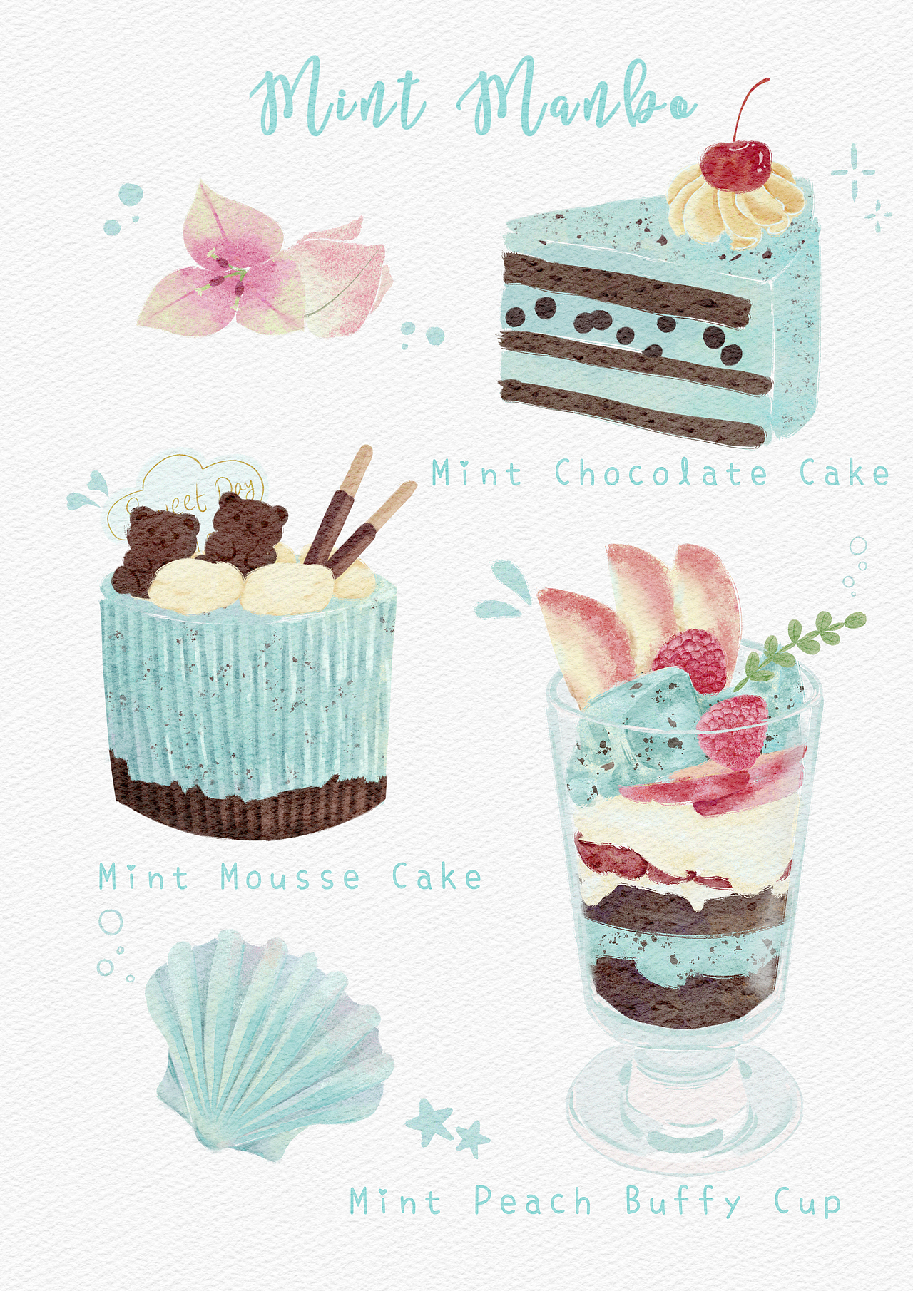 甜品合集2｜花卉篇