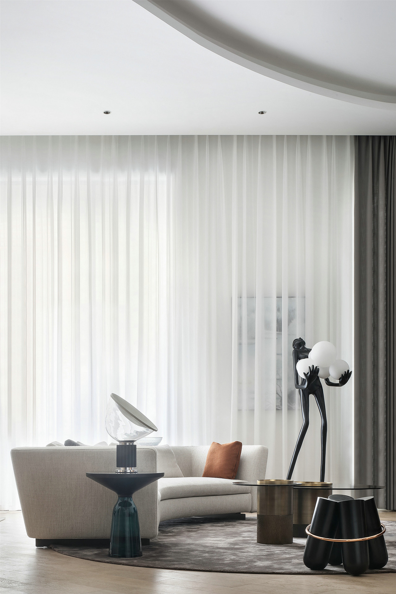 贵阳这波大平层设计，把“曲线高级感”玩成了家居顶流（图ZMzk4ODYzOTUy） - 家装设计 - 站酷设计师贵阳全案设计师冲原创素材 - 站酷ZCOOL