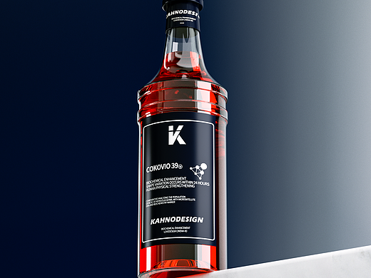 C4D+OC-高级感酒水产品建模渲染