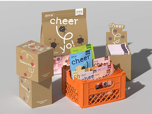 cheeryo!启乐悠 休闲零食品牌包装设计