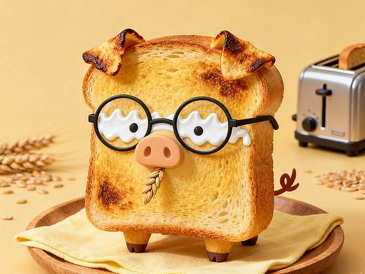 烤面包片世界动物篇:小猪1.0