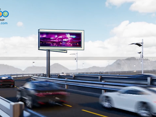 高速公路立柱场景展示