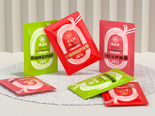 美之选x红猫 | 简约高级拌面酱设计