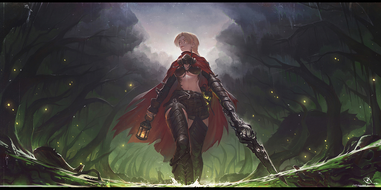 林间漫步（图ZMzk4ODgzNDMy） - 游戏原画 - 站酷设计师Grossic原创素材 - 站酷ZCOOL