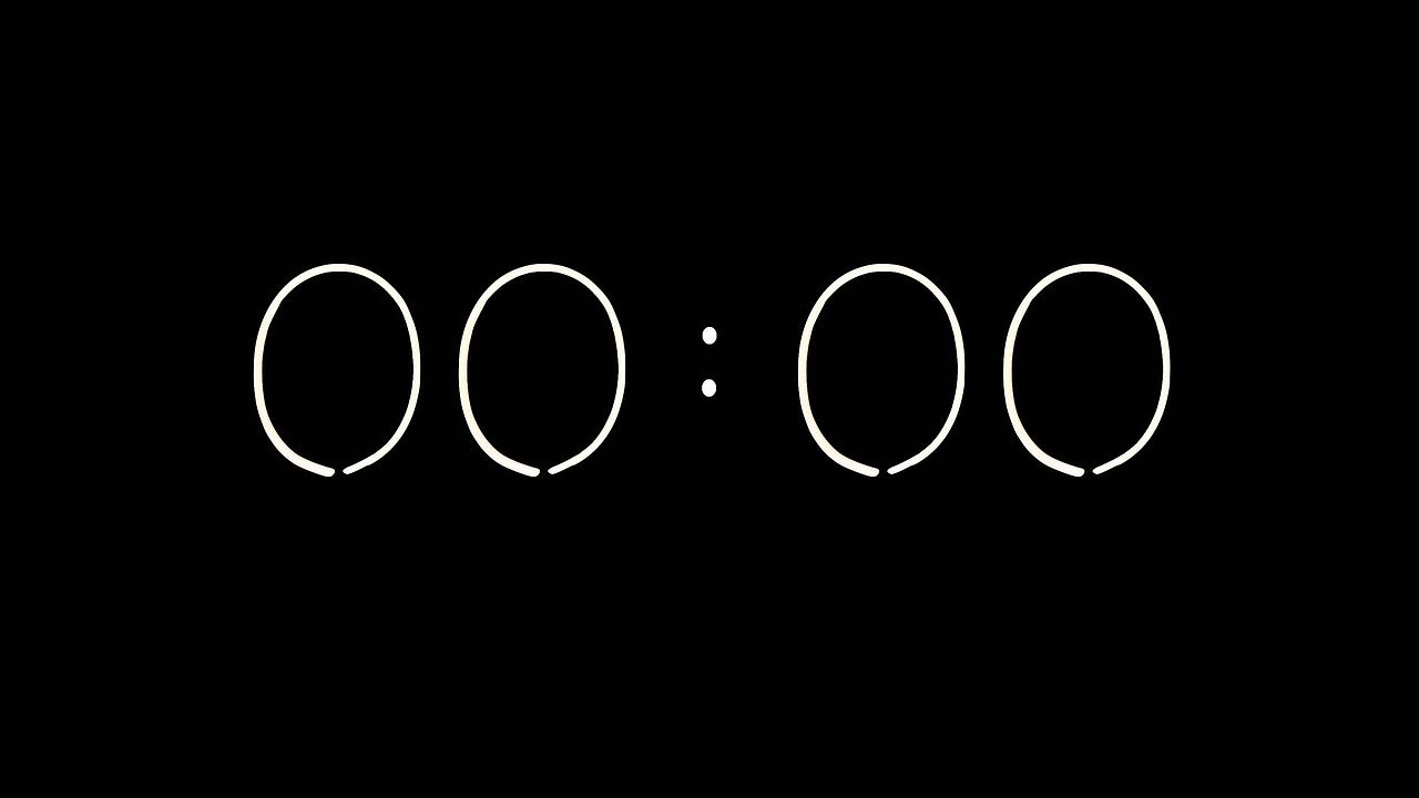 数字背景时钟5K动态桌面壁纸