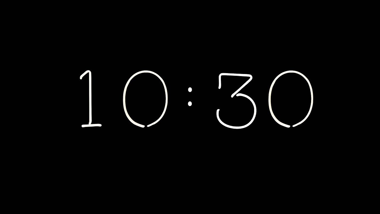 数字背景时钟5K动态桌面壁纸