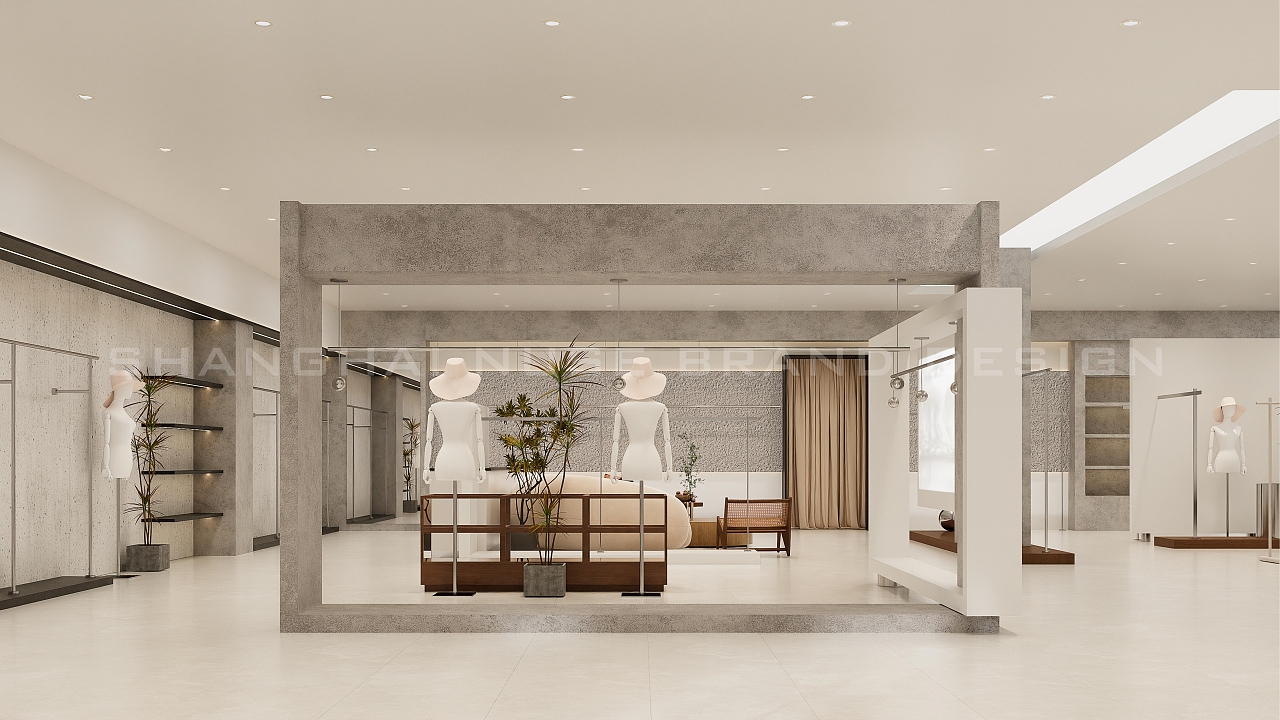 从功能到情感，服装店设计用“工业轻奢”讲好品牌故事