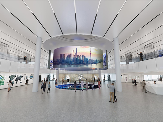 科技人文交织，共绘沪上未来：上海城市规划展厅蓝图-森克思科技