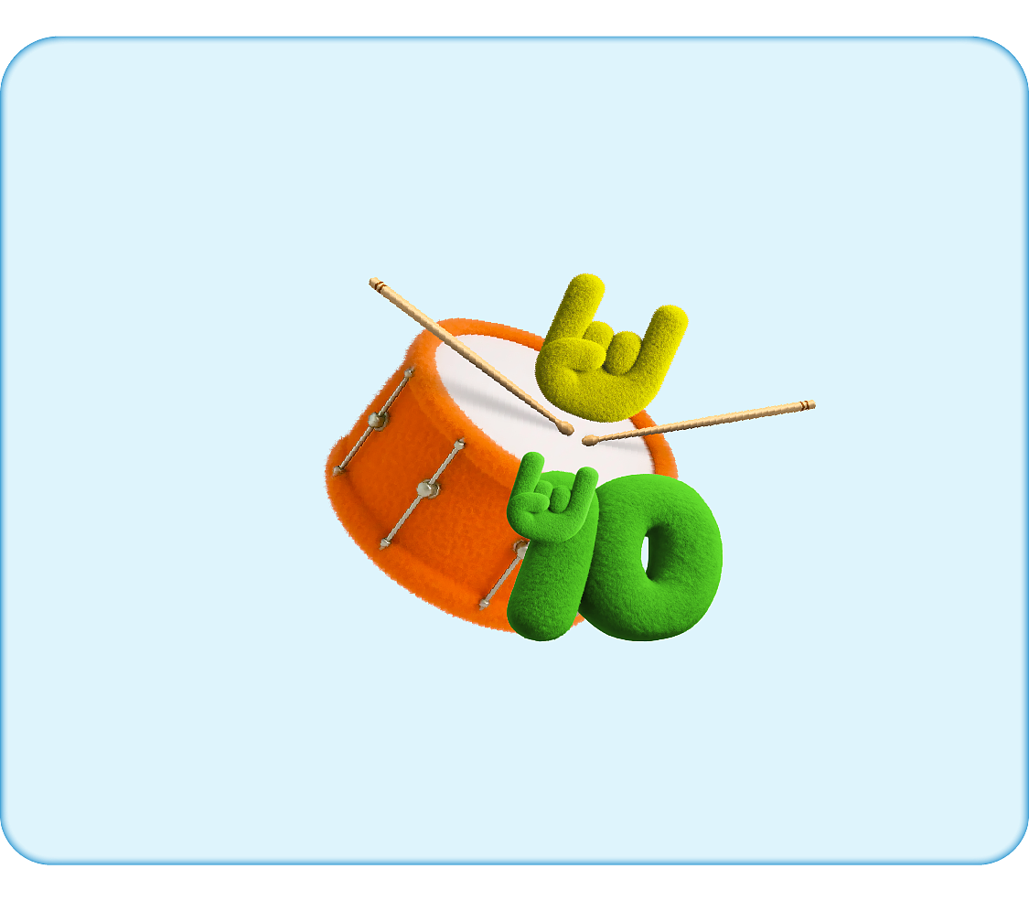 十周年庆祝福利点击滑块推文设计