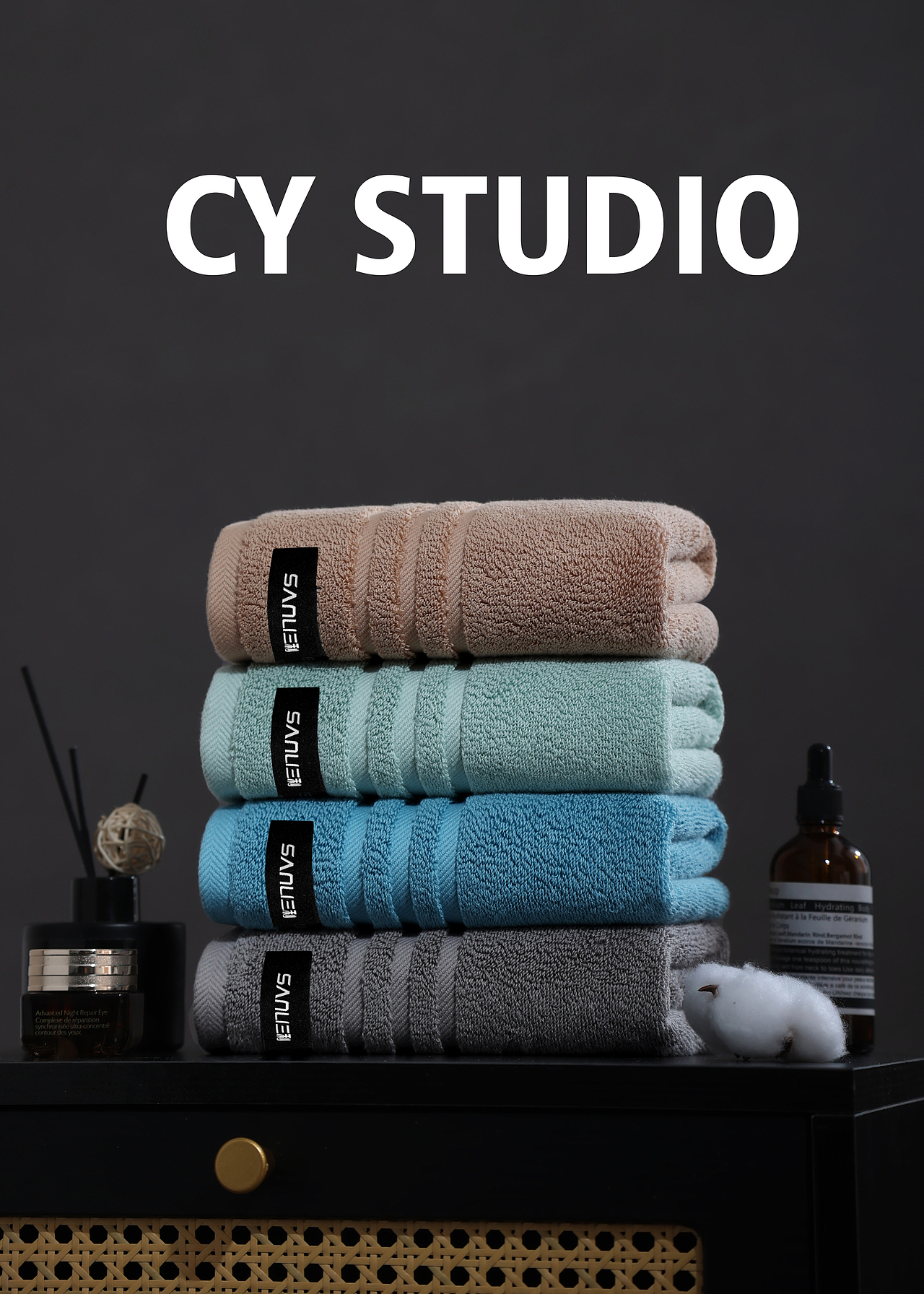 男士毛巾浴巾拍摄（图ZMzk4ODk2MzYw） - 产品摄影 - 站酷设计师程雨视觉传媒原创素材 - 站酷ZCOOL