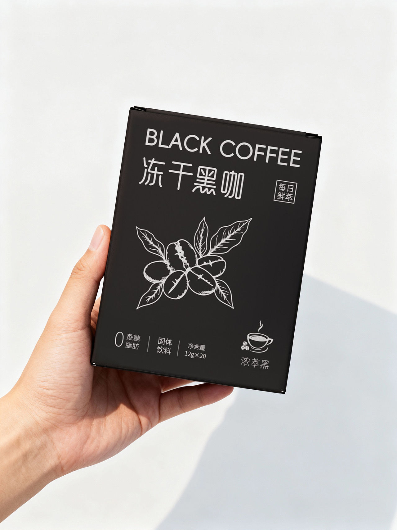 冻干黑咖-包装设计