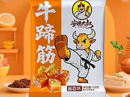 牛蹄筋牛板筋包装设计