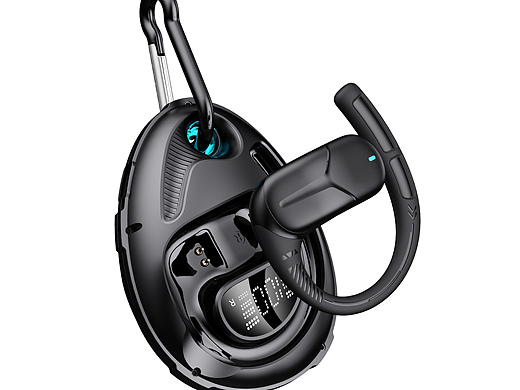 蓝牙耳机白底图渲染