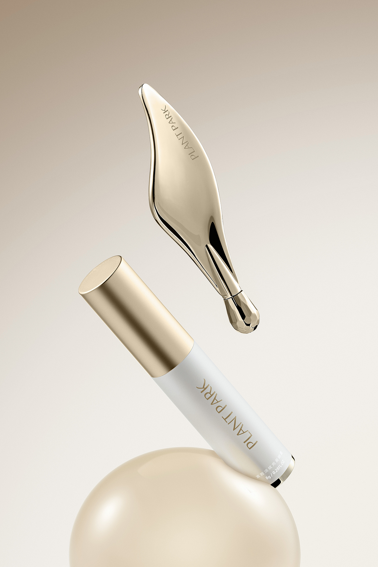 植方眼霜精华拍摄