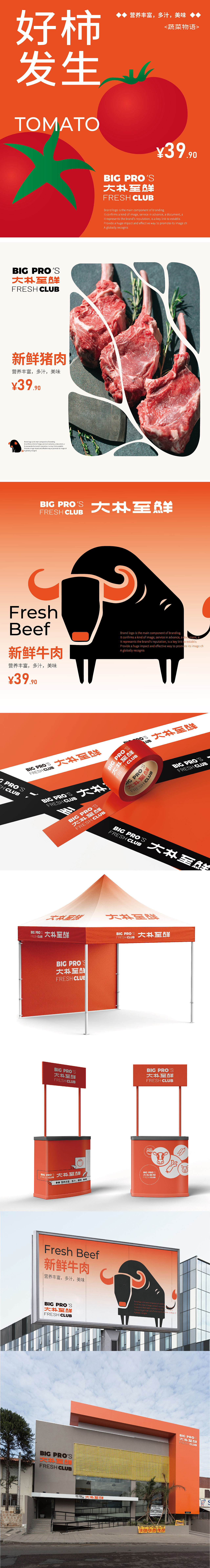 标志设计——大朴至鲜（图ZMzk4OTEyMjk2） - Logo - 站酷设计师鱼子阳原创素材 - 站酷ZCOOL