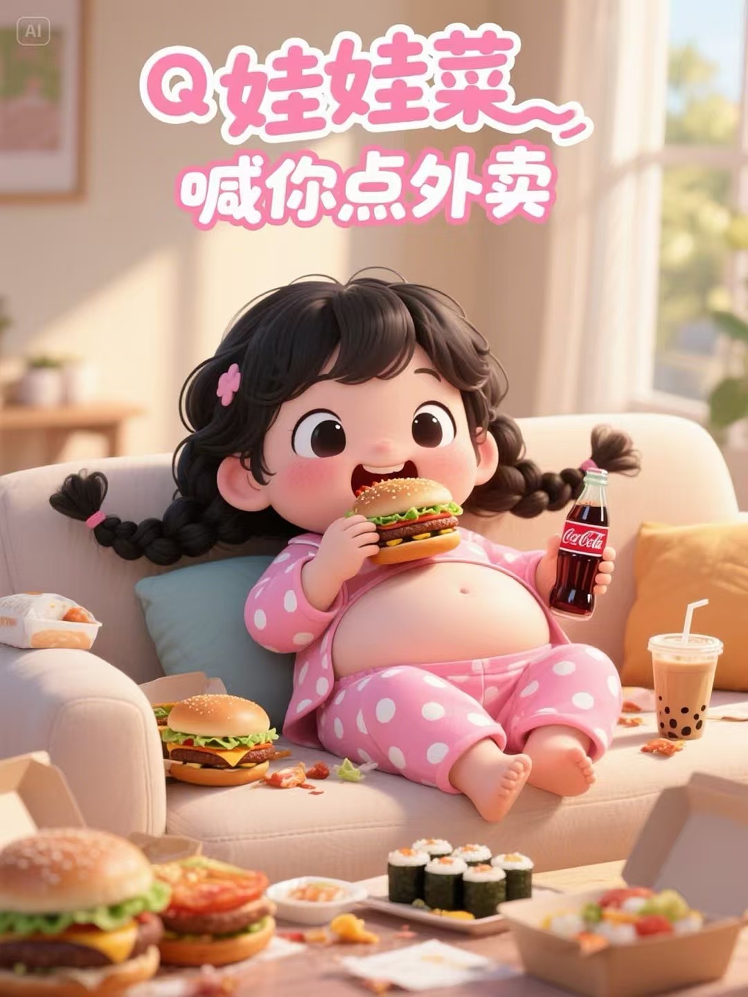 《娃娃菜喊你干点啥》电商IP人物设计