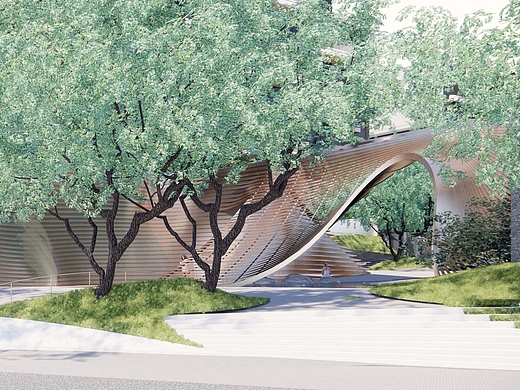 重庆首钢云尚江来江临悦大区入口景观SU模型下载