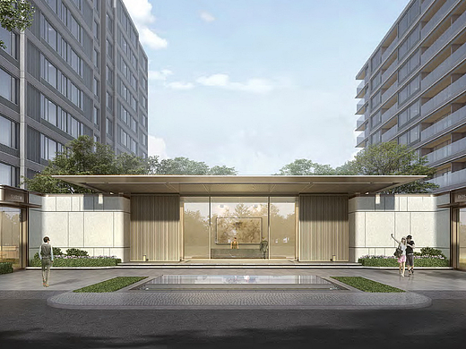 杭州地铁上盖物业翠著邱山里住宅SU模型下载