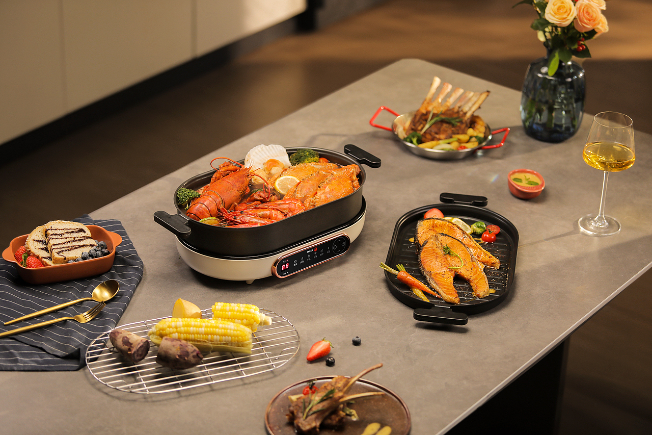 美食造型|多功能锅电商拍摄美食造型案例