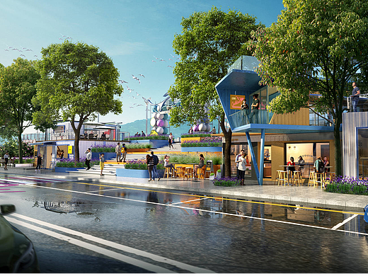 滇池海埂大坝 渲染图