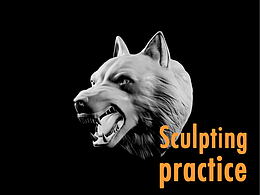 狼首雕刻习作｜一小时快速练习