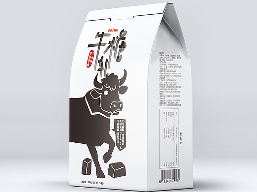 给客户设计牛轧糖包装设计