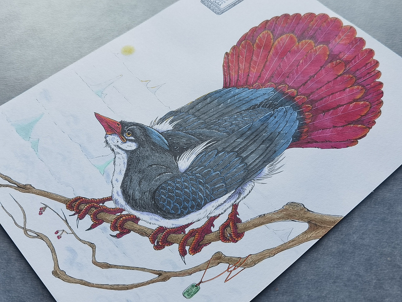 2025.11.13毣柞山海-北山经-太行山-贲鸟