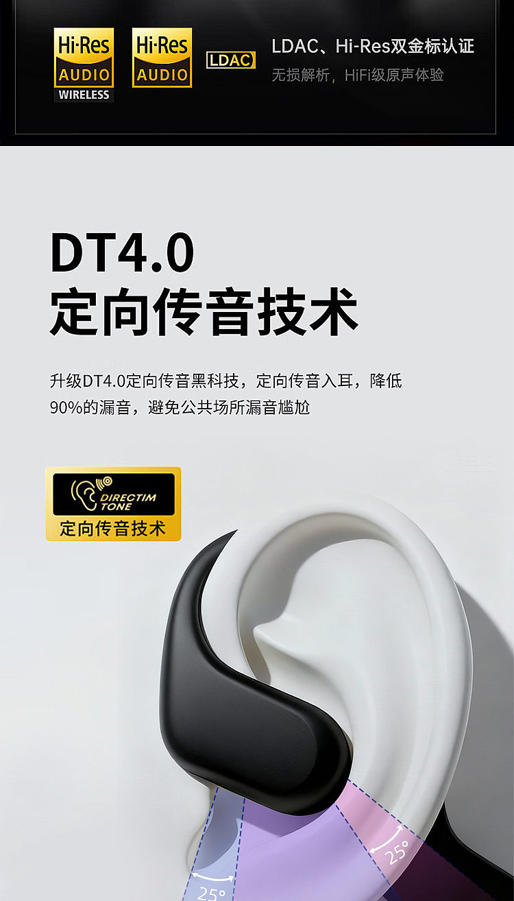 骨传导耳机详情页