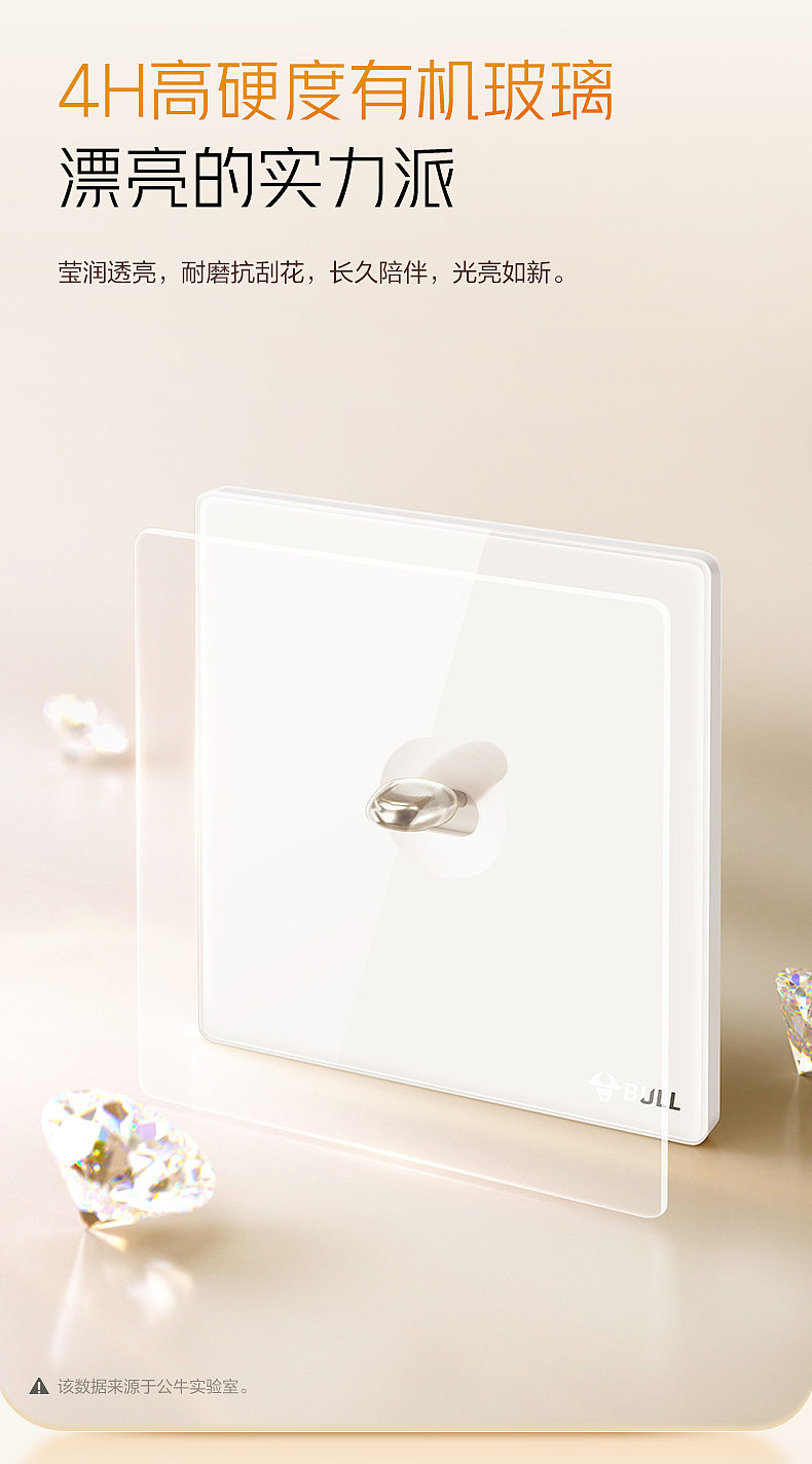 2024 公牛G70-K112-晨曦白开关 拍摄及部分设计