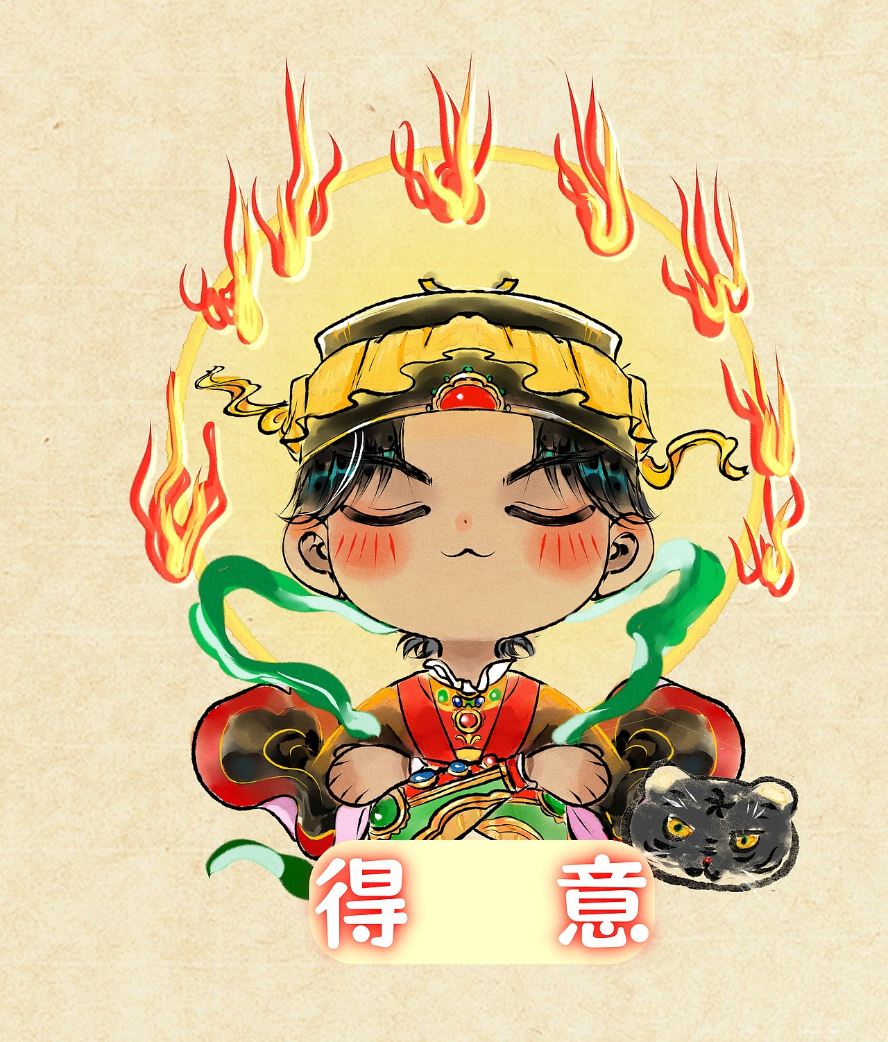 一组神话中最佳搭档组合表情包:祖天师和赵玄坛