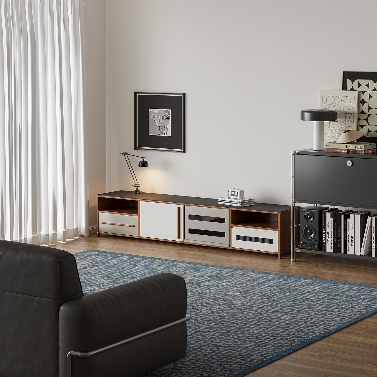 复古轻奢电视柜