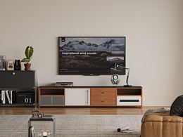 复古质感电视柜