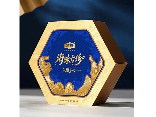 海产滋补礼盒 “海味七珍” 设计创意分析