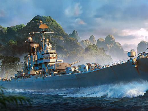 巡洋舰 “拉沃克”（个人主页-ZNzI3ODU3MDg=） - 游戏/娱乐 - 站酷设计师超人没下巴原创素材 - 站酷ZCOOL